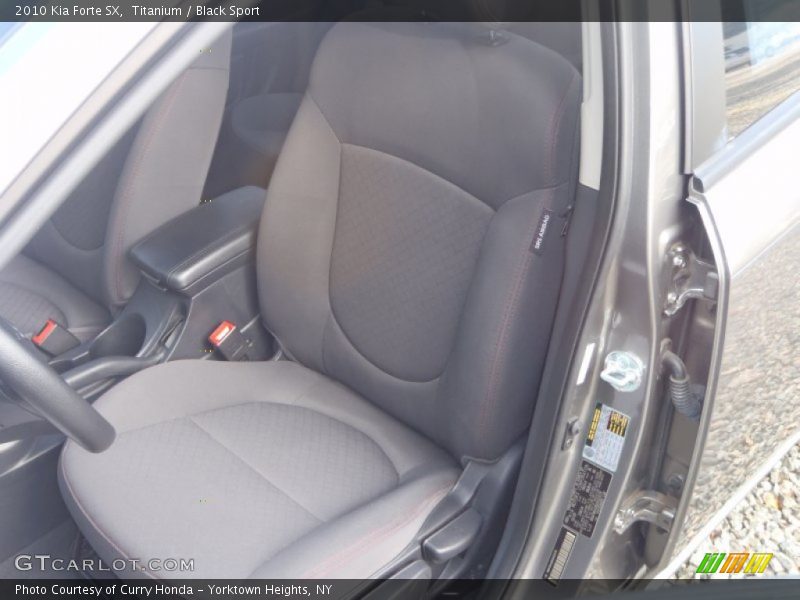 Titanium / Black Sport 2010 Kia Forte SX