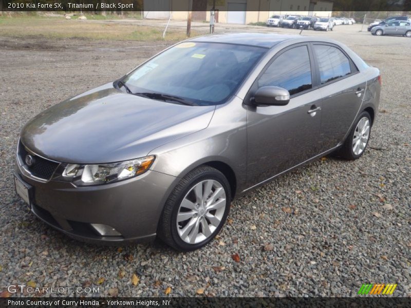 Titanium / Black Sport 2010 Kia Forte SX