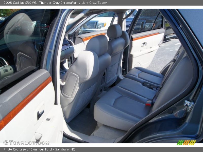Thunder Gray ChromaFlair / Light Gray/Ebony 2008 Cadillac SRX V6
