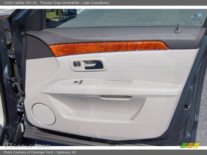 Thunder Gray ChromaFlair / Light Gray/Ebony 2008 Cadillac SRX V6