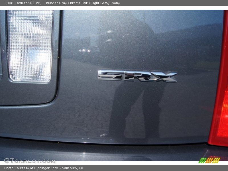 Thunder Gray ChromaFlair / Light Gray/Ebony 2008 Cadillac SRX V6