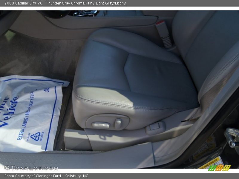 Thunder Gray ChromaFlair / Light Gray/Ebony 2008 Cadillac SRX V6