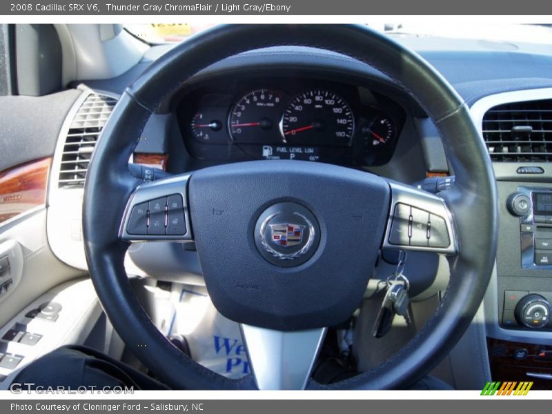 Thunder Gray ChromaFlair / Light Gray/Ebony 2008 Cadillac SRX V6