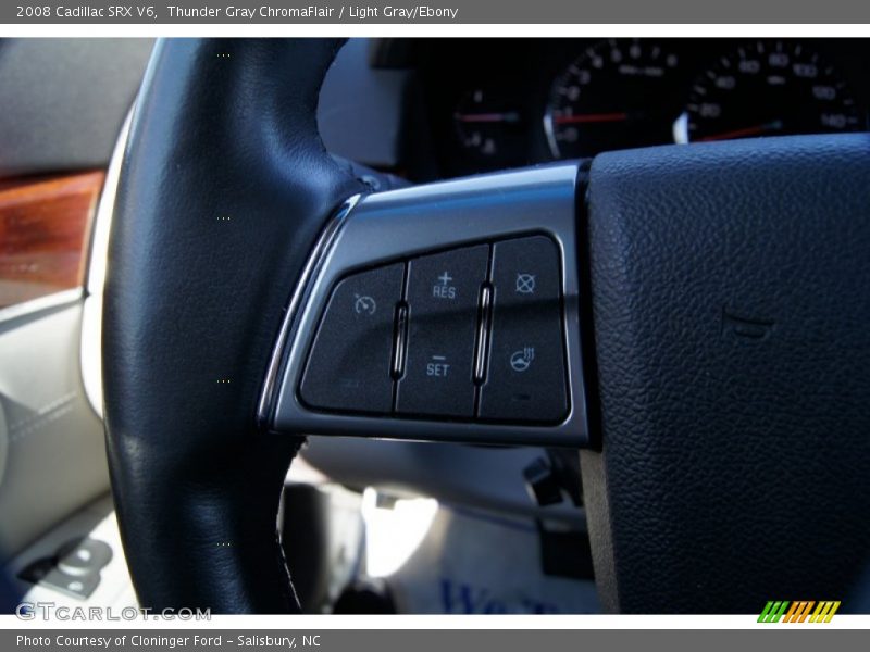 Thunder Gray ChromaFlair / Light Gray/Ebony 2008 Cadillac SRX V6