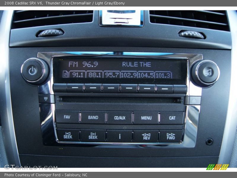 Thunder Gray ChromaFlair / Light Gray/Ebony 2008 Cadillac SRX V6