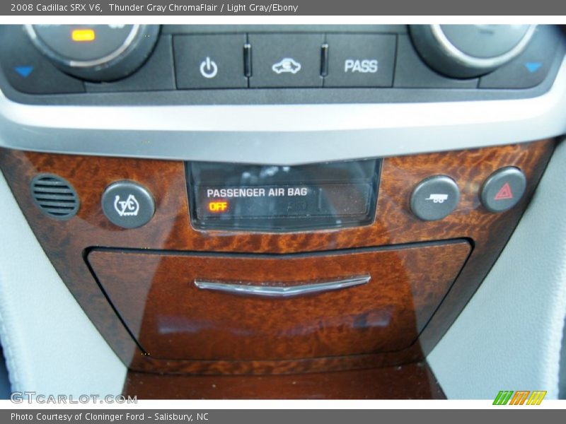 Thunder Gray ChromaFlair / Light Gray/Ebony 2008 Cadillac SRX V6