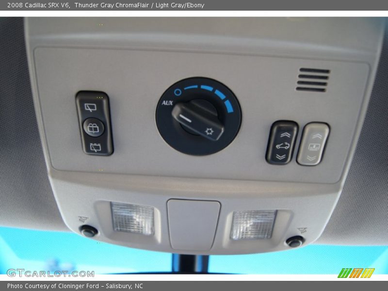Thunder Gray ChromaFlair / Light Gray/Ebony 2008 Cadillac SRX V6
