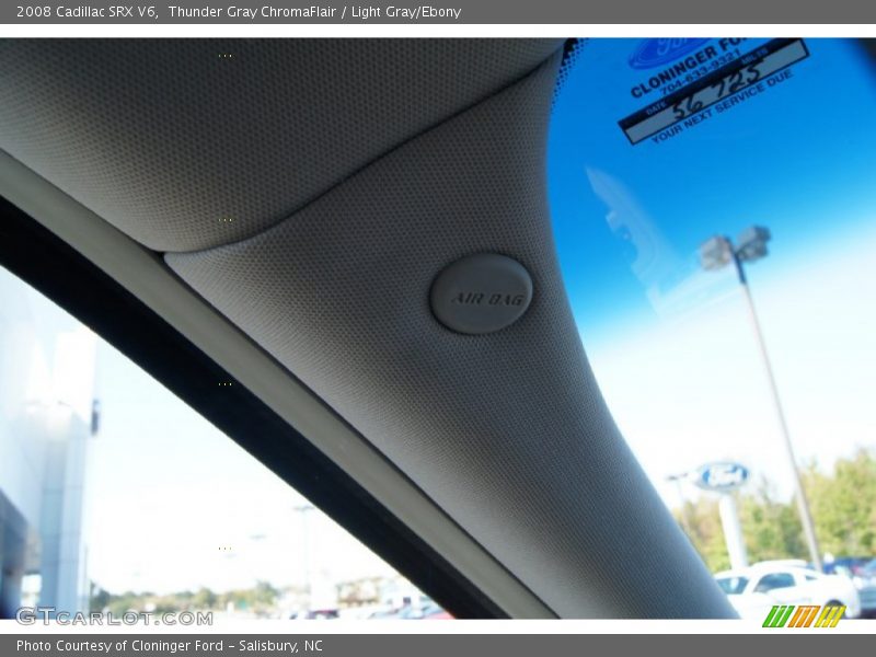 Thunder Gray ChromaFlair / Light Gray/Ebony 2008 Cadillac SRX V6