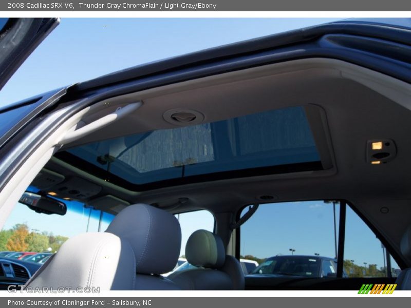 Thunder Gray ChromaFlair / Light Gray/Ebony 2008 Cadillac SRX V6
