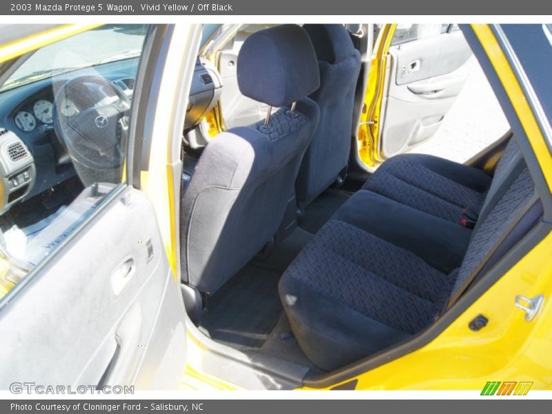 Vivid Yellow / Off Black 2003 Mazda Protege 5 Wagon