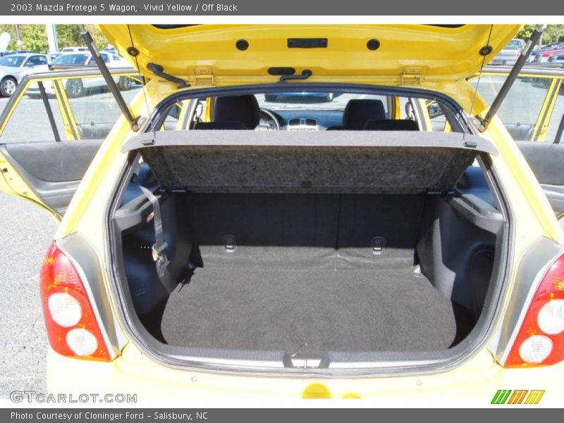 Vivid Yellow / Off Black 2003 Mazda Protege 5 Wagon