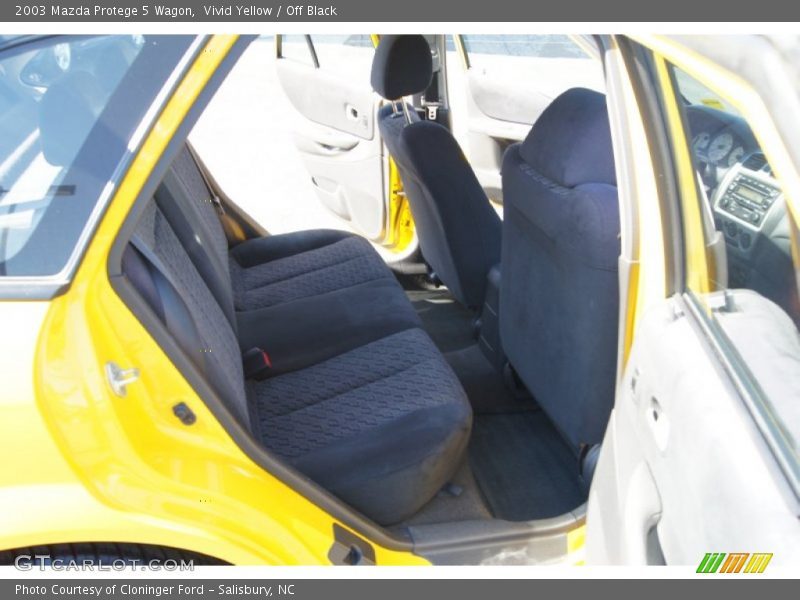 Vivid Yellow / Off Black 2003 Mazda Protege 5 Wagon