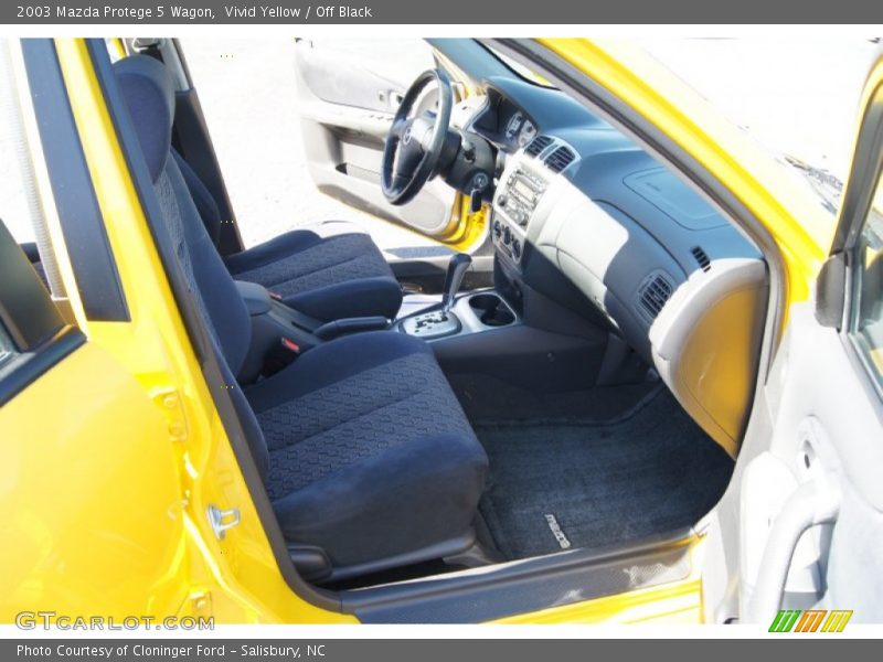 Vivid Yellow / Off Black 2003 Mazda Protege 5 Wagon