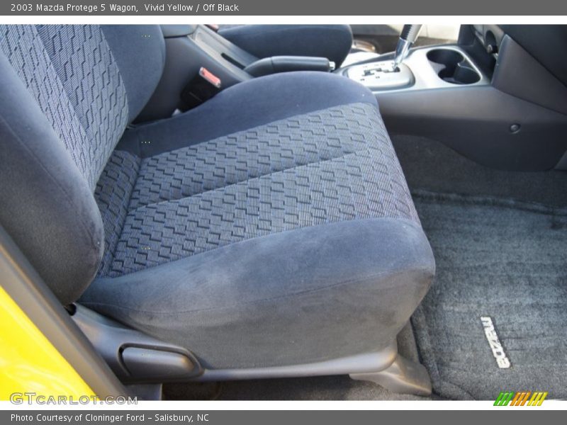 Vivid Yellow / Off Black 2003 Mazda Protege 5 Wagon