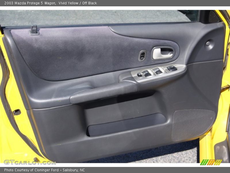 Vivid Yellow / Off Black 2003 Mazda Protege 5 Wagon