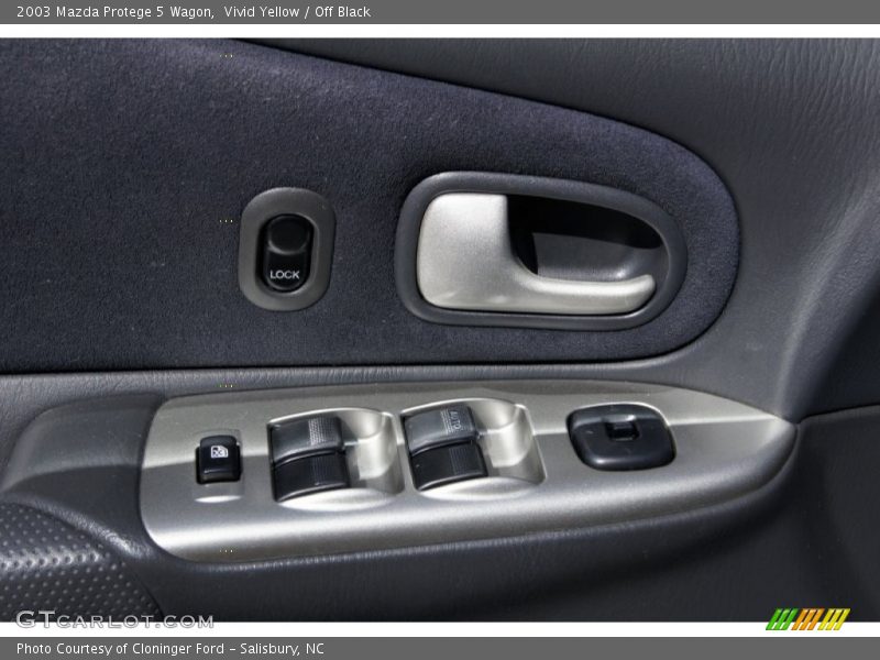 Vivid Yellow / Off Black 2003 Mazda Protege 5 Wagon