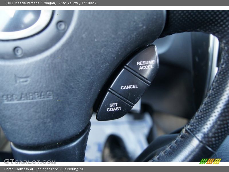 Vivid Yellow / Off Black 2003 Mazda Protege 5 Wagon