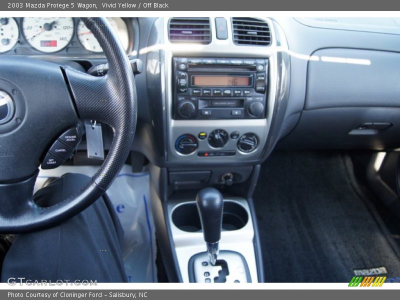 Vivid Yellow / Off Black 2003 Mazda Protege 5 Wagon