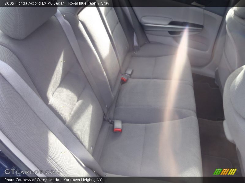 Royal Blue Pearl / Gray 2009 Honda Accord EX V6 Sedan