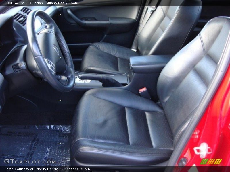  2008 TSX Sedan Ebony Interior