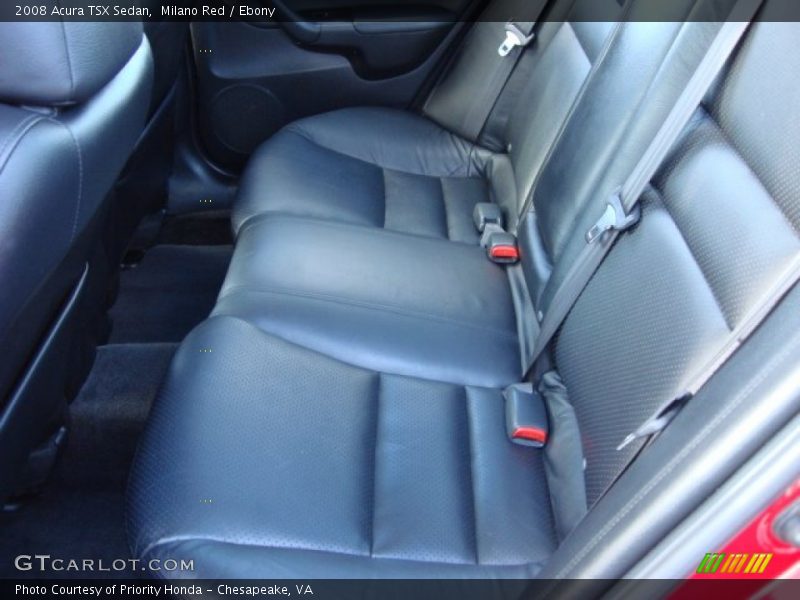 Milano Red / Ebony 2008 Acura TSX Sedan