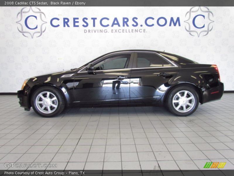 Black Raven / Ebony 2008 Cadillac CTS Sedan