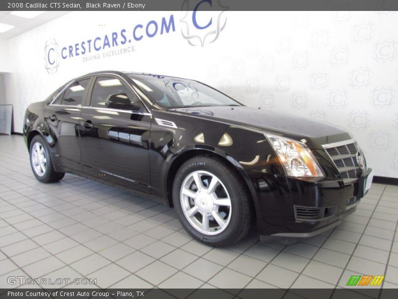 Black Raven / Ebony 2008 Cadillac CTS Sedan