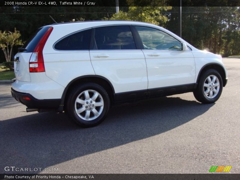 Taffeta White / Gray 2008 Honda CR-V EX-L 4WD