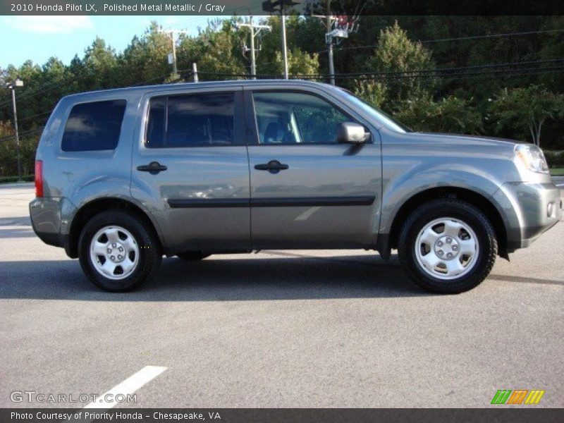 Polished Metal Metallic / Gray 2010 Honda Pilot LX