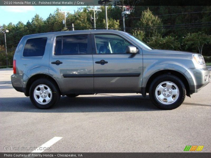 Polished Metal Metallic / Gray 2010 Honda Pilot LX