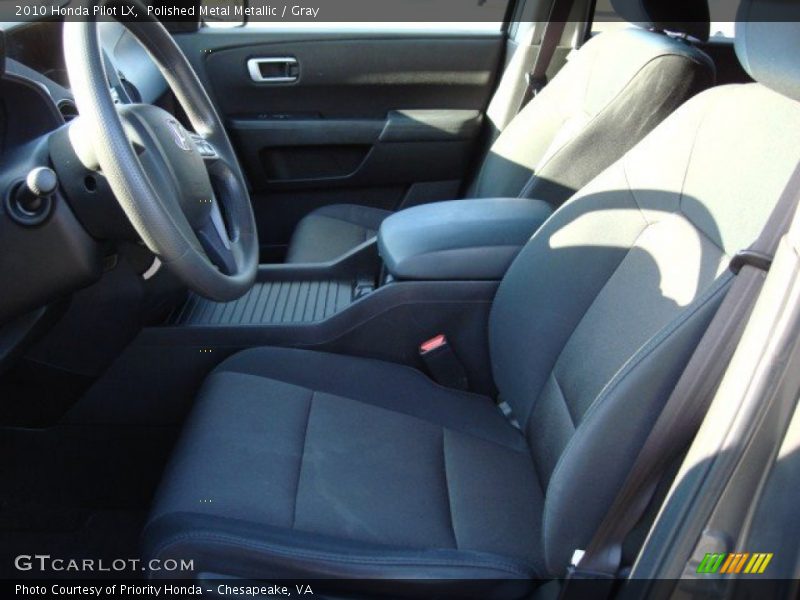 Polished Metal Metallic / Gray 2010 Honda Pilot LX