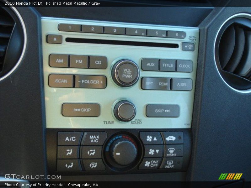 Controls of 2010 Pilot LX