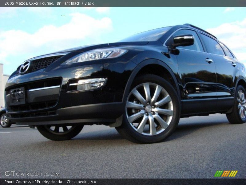 Brilliant Black / Black 2009 Mazda CX-9 Touring
