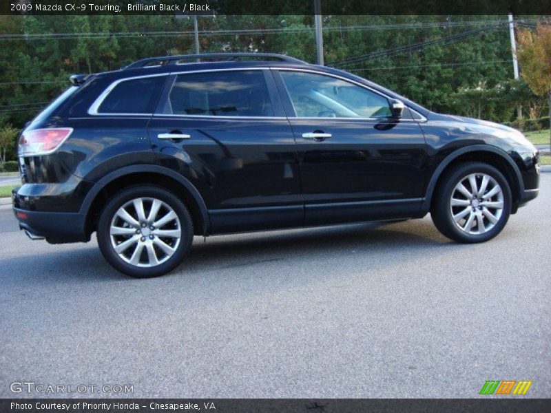 Brilliant Black / Black 2009 Mazda CX-9 Touring
