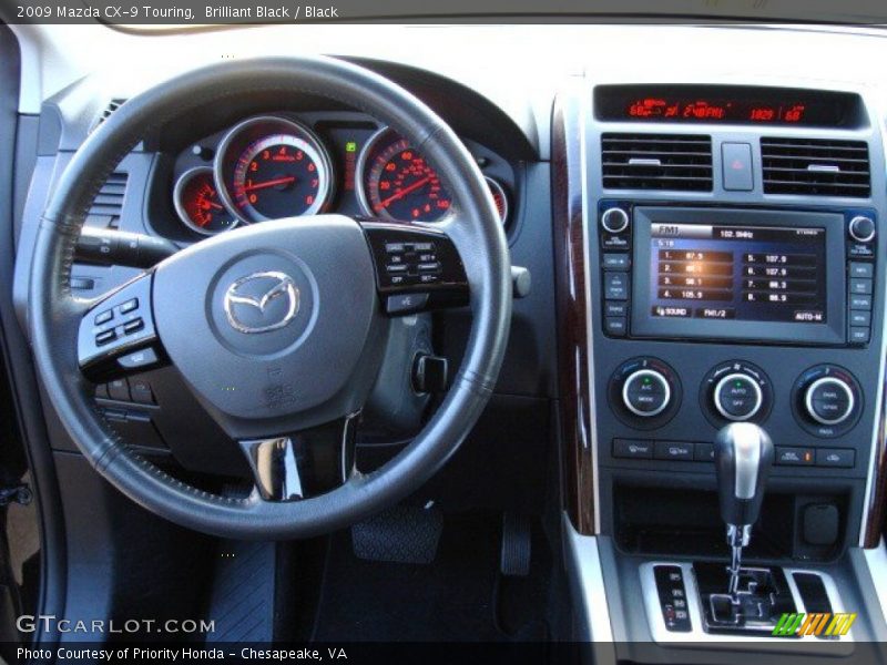 Brilliant Black / Black 2009 Mazda CX-9 Touring