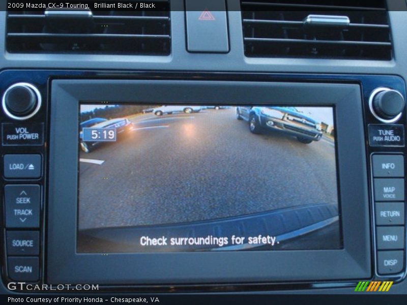 Brilliant Black / Black 2009 Mazda CX-9 Touring