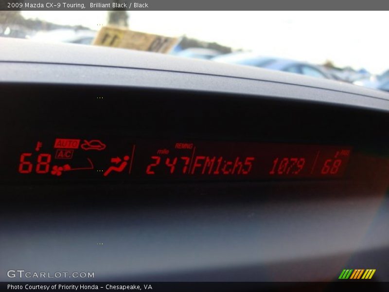 Brilliant Black / Black 2009 Mazda CX-9 Touring