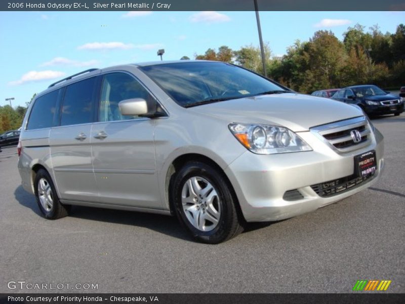 Silver Pearl Metallic / Gray 2006 Honda Odyssey EX-L