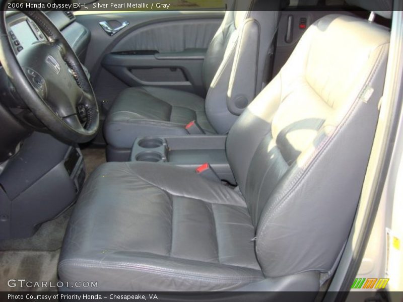 Silver Pearl Metallic / Gray 2006 Honda Odyssey EX-L