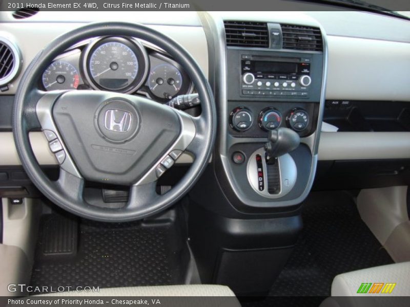 Dashboard of 2011 Element EX 4WD