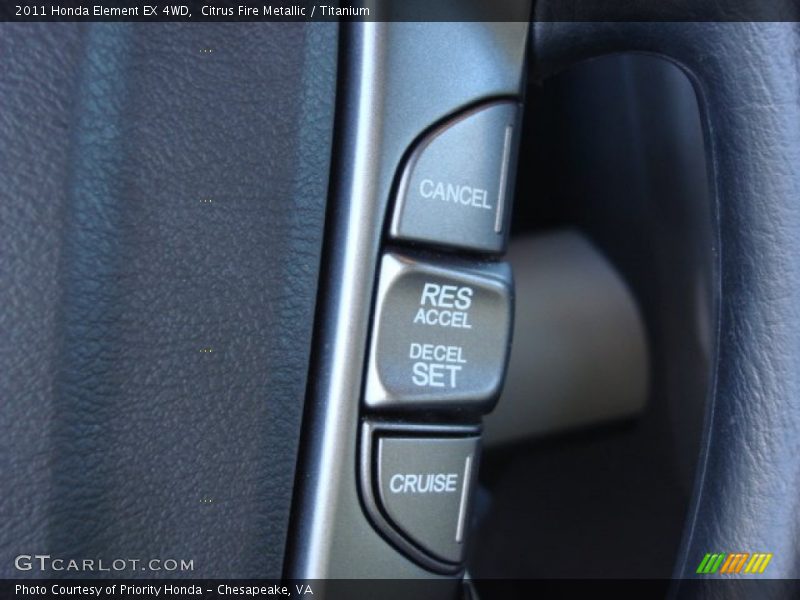 Citrus Fire Metallic / Titanium 2011 Honda Element EX 4WD