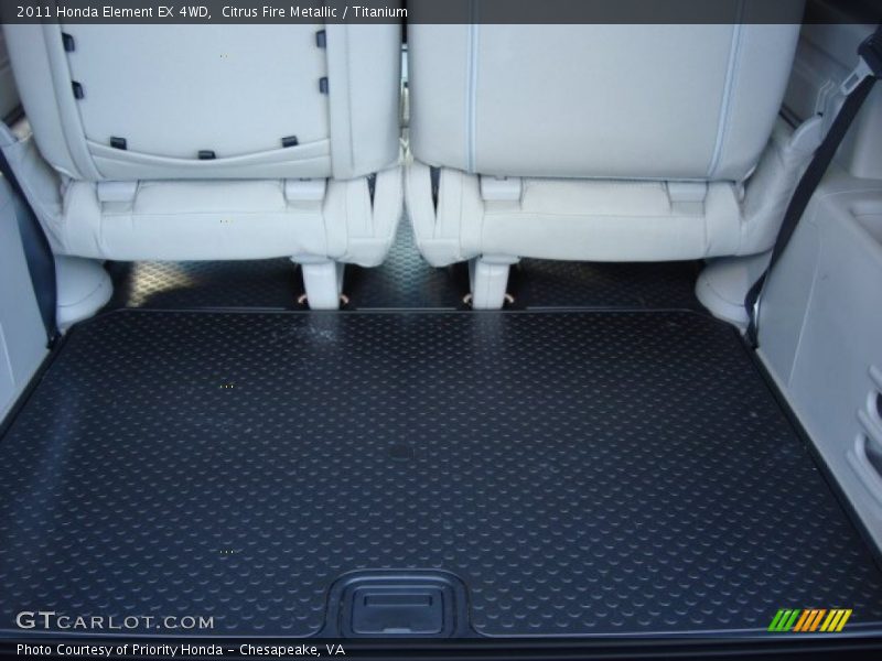 Citrus Fire Metallic / Titanium 2011 Honda Element EX 4WD