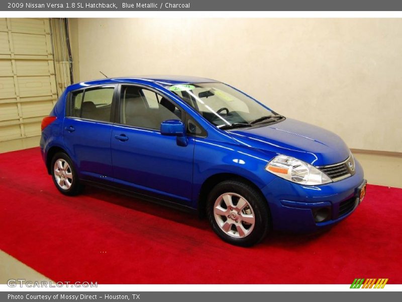 Blue Metallic / Charcoal 2009 Nissan Versa 1.8 SL Hatchback