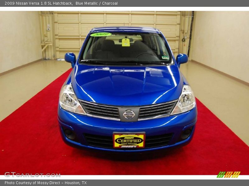 Blue Metallic / Charcoal 2009 Nissan Versa 1.8 SL Hatchback