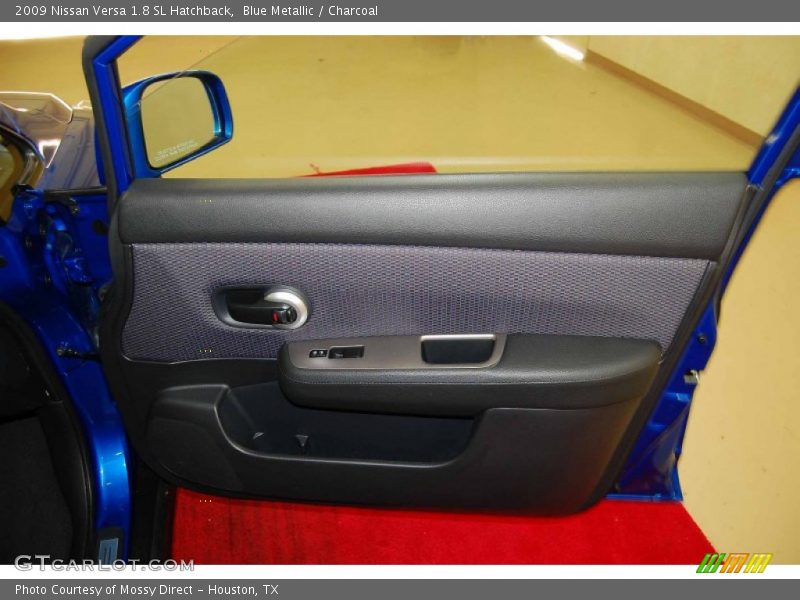 Blue Metallic / Charcoal 2009 Nissan Versa 1.8 SL Hatchback