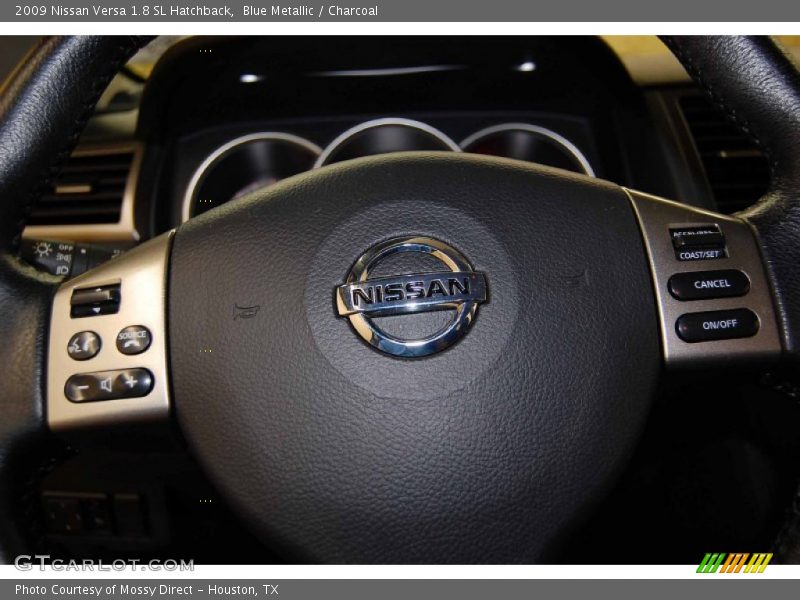 Blue Metallic / Charcoal 2009 Nissan Versa 1.8 SL Hatchback