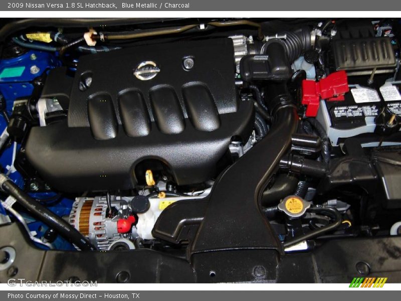 Blue Metallic / Charcoal 2009 Nissan Versa 1.8 SL Hatchback