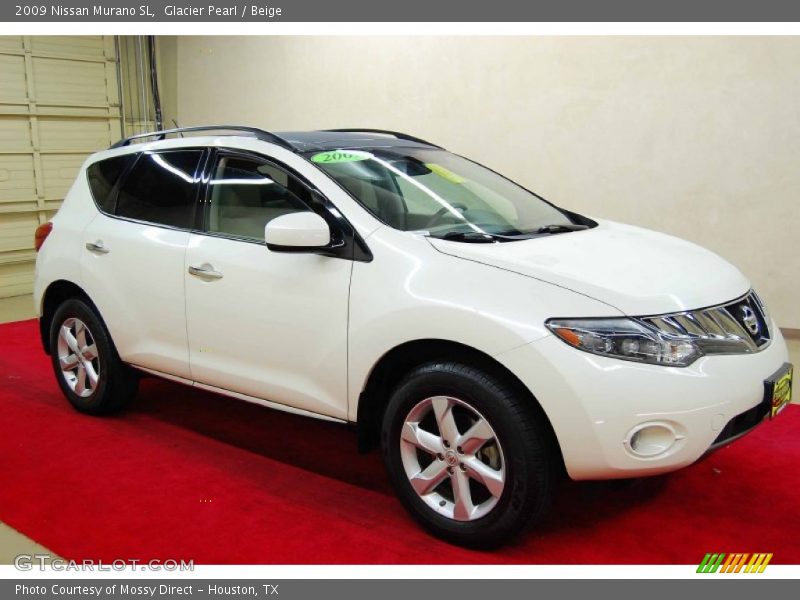 Glacier Pearl / Beige 2009 Nissan Murano SL