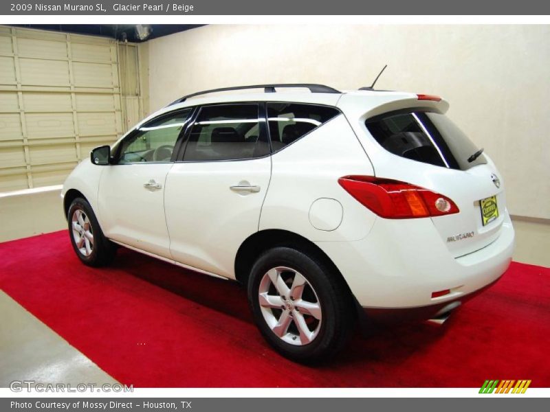 Glacier Pearl / Beige 2009 Nissan Murano SL