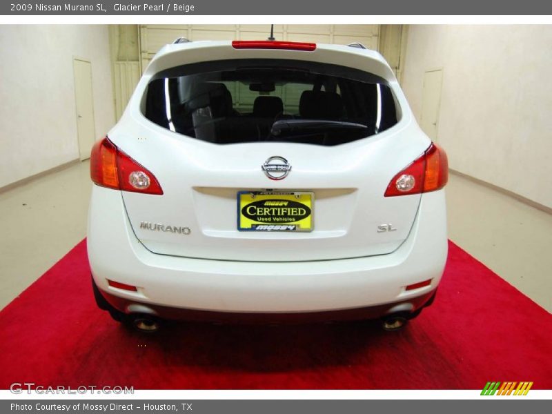 Glacier Pearl / Beige 2009 Nissan Murano SL
